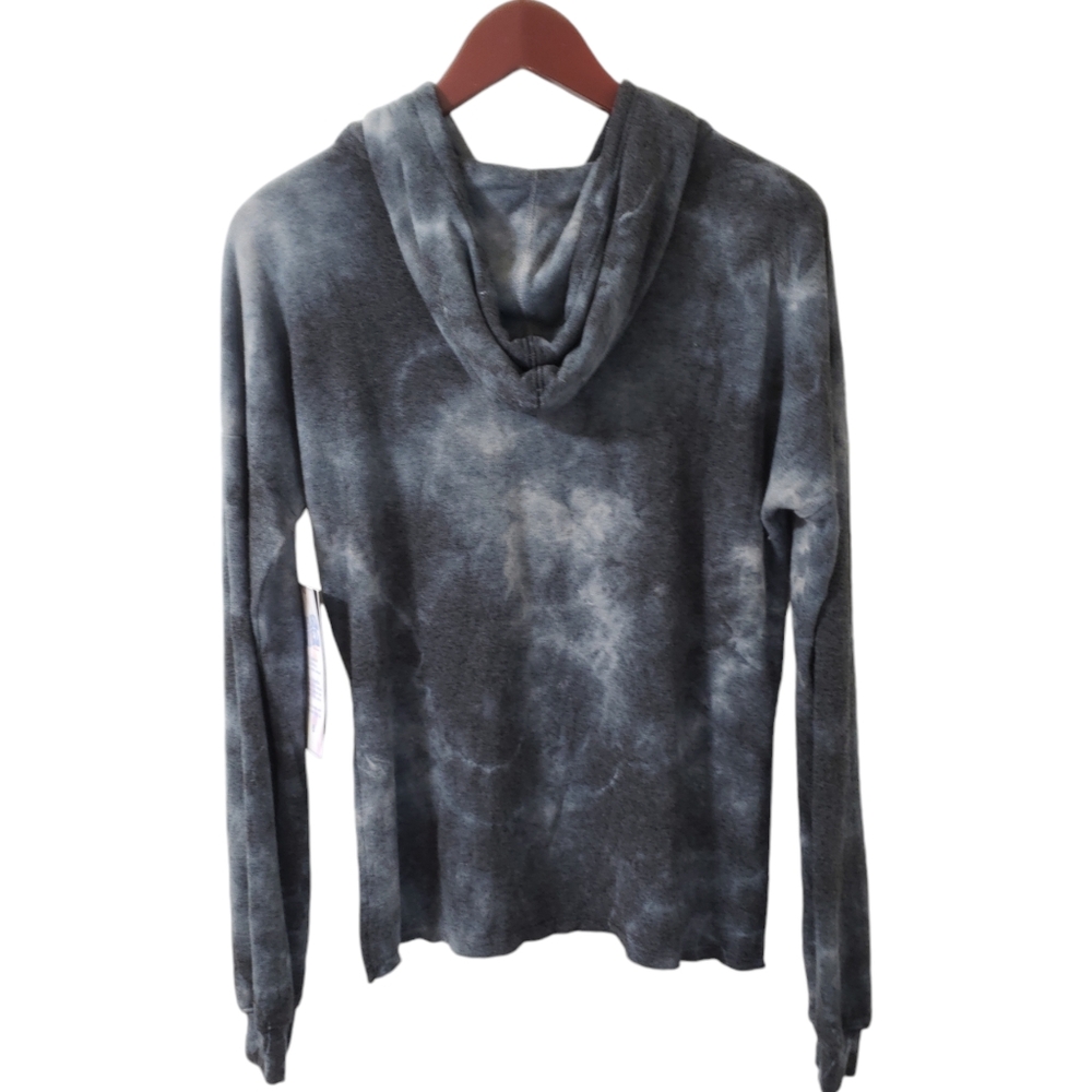 SOLD-Glyder Rush Hoodie Black Tie Dye Small - Picture 6 of 12